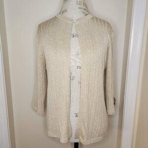 Wasserman gold silk cardigan